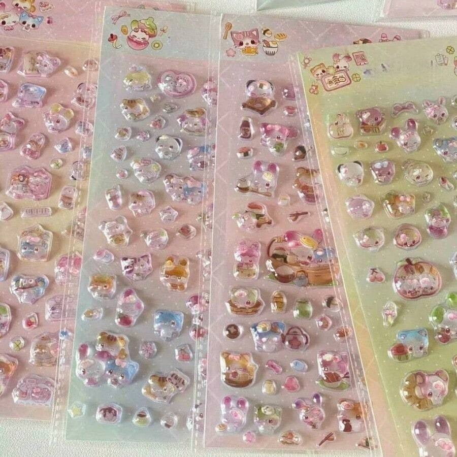 cartoon 3d stickers