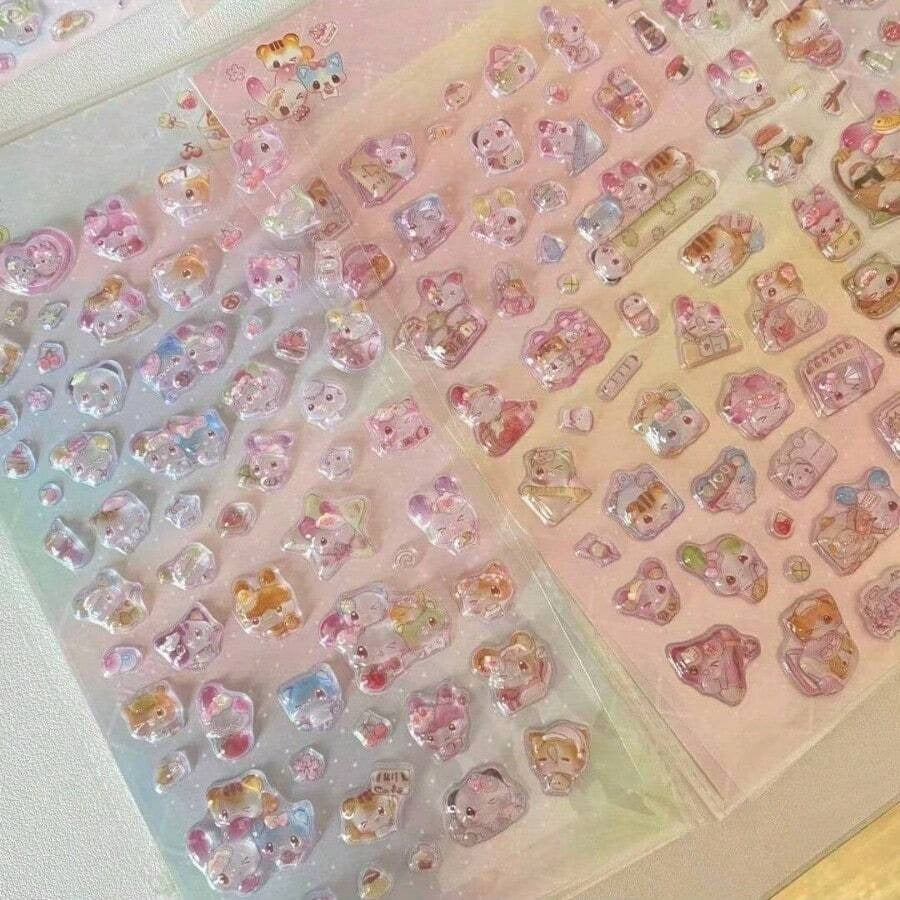 cartoon 3d stickers