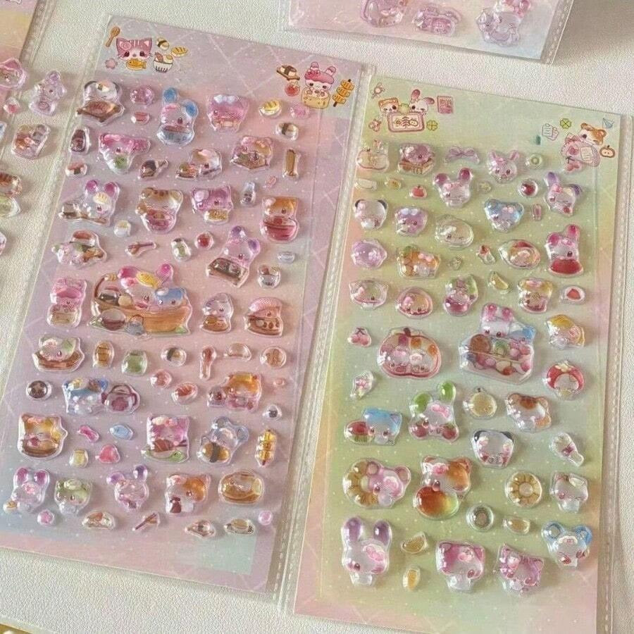cartoon 3d stickers