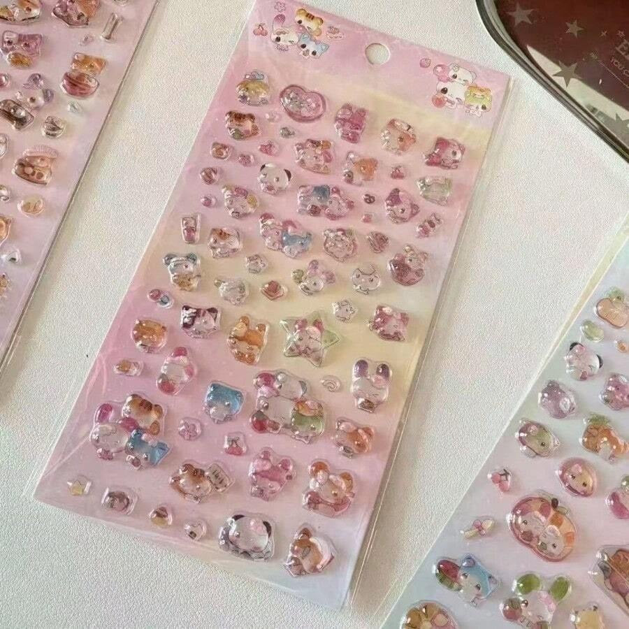 cartoon 3d stickers