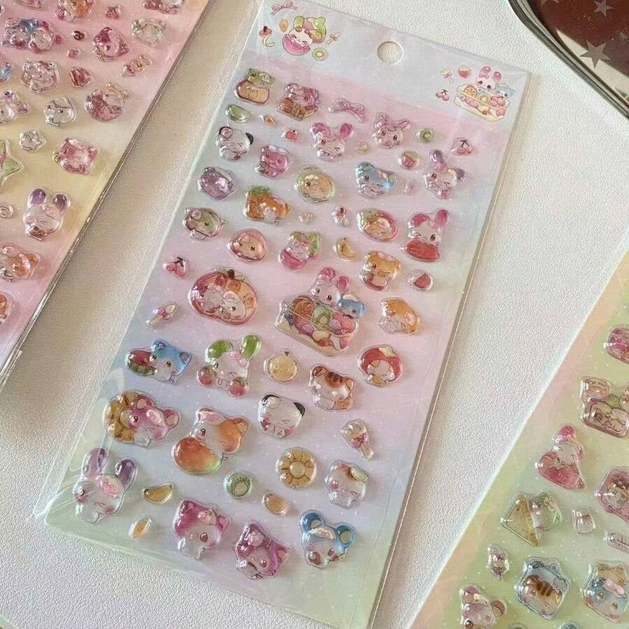 cartoon 3d stickers