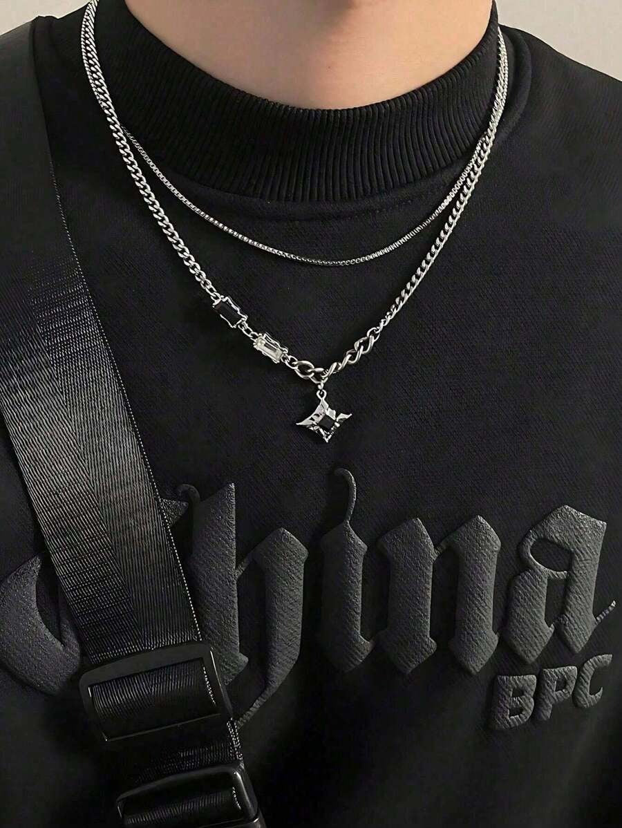 double layer sparkle chains