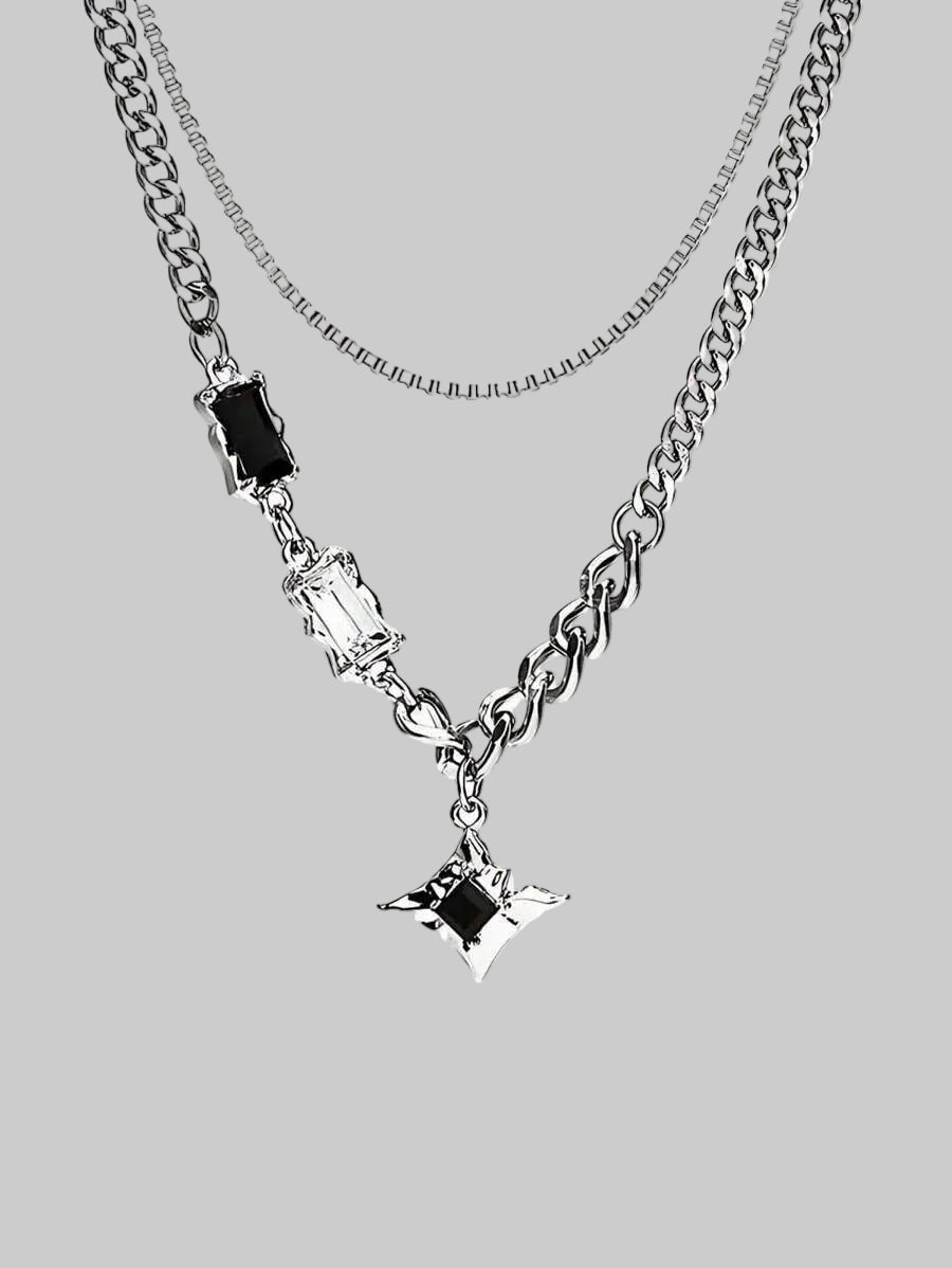 double layer sparkle chains