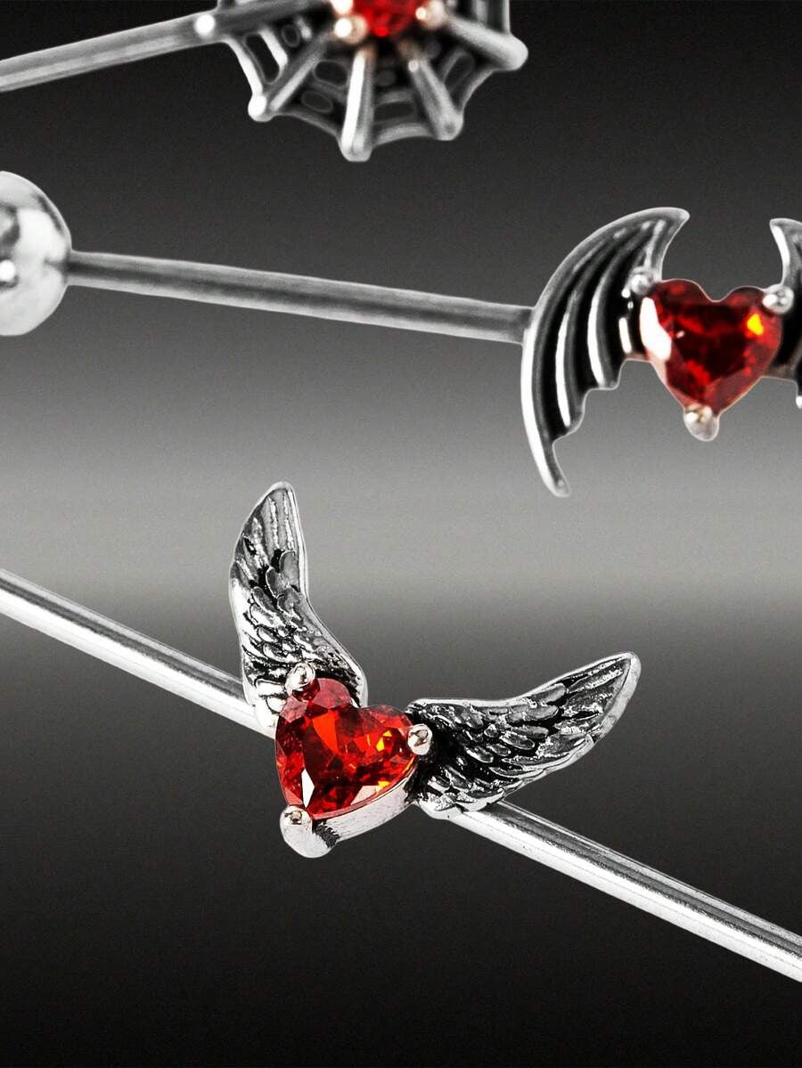 gothic cartilage industrial earring