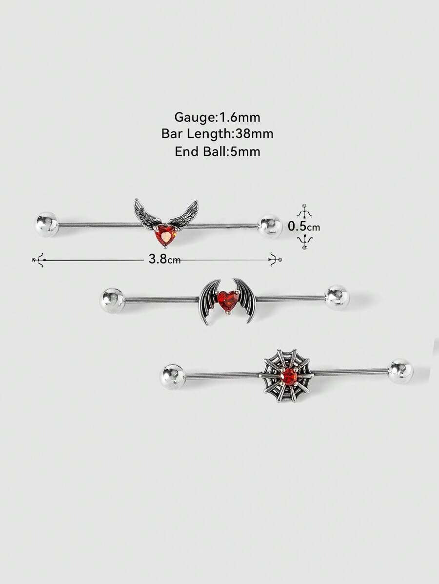 gothic cartilage industrial earring