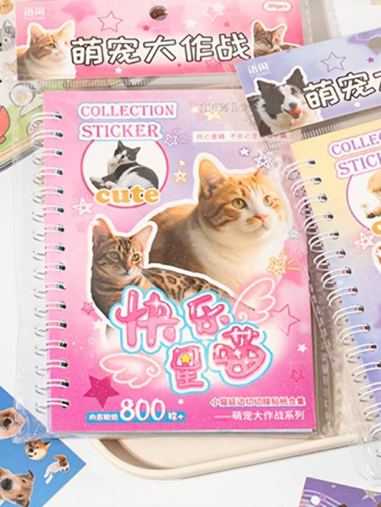 cat sticker book
