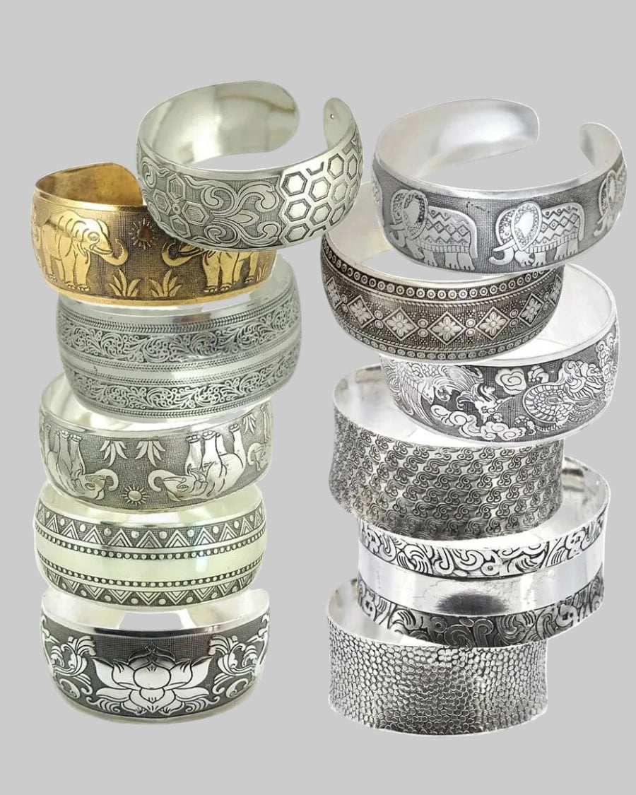 antique silver bangles
