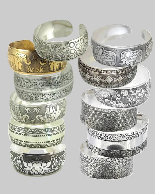 antique silver bangles