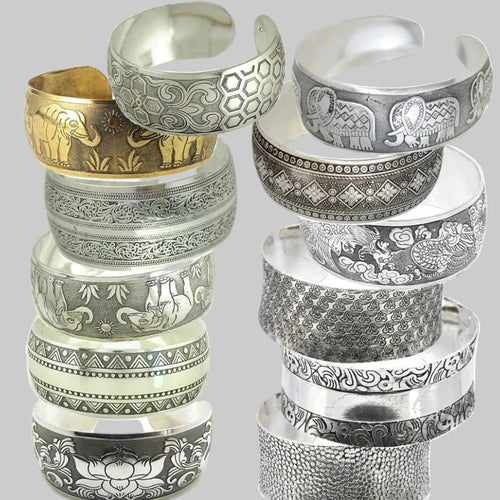 antique silver bangles
