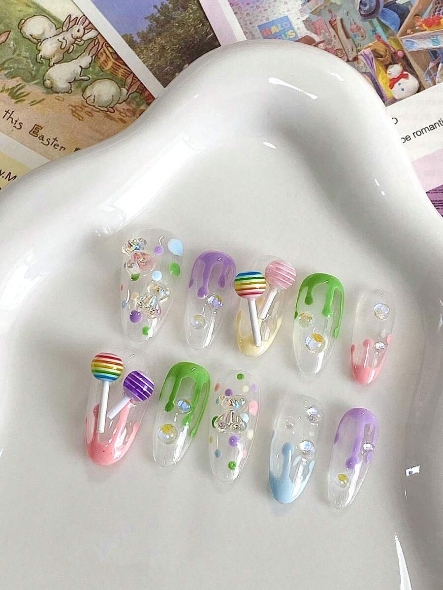 candy core nails
