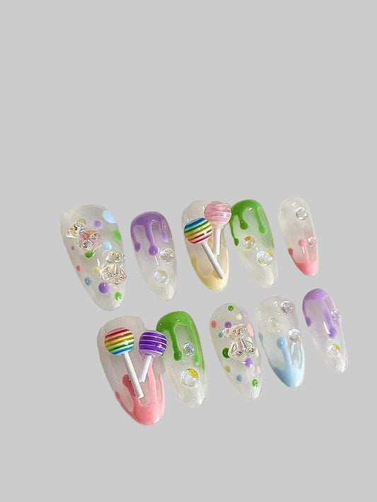 candy core nails