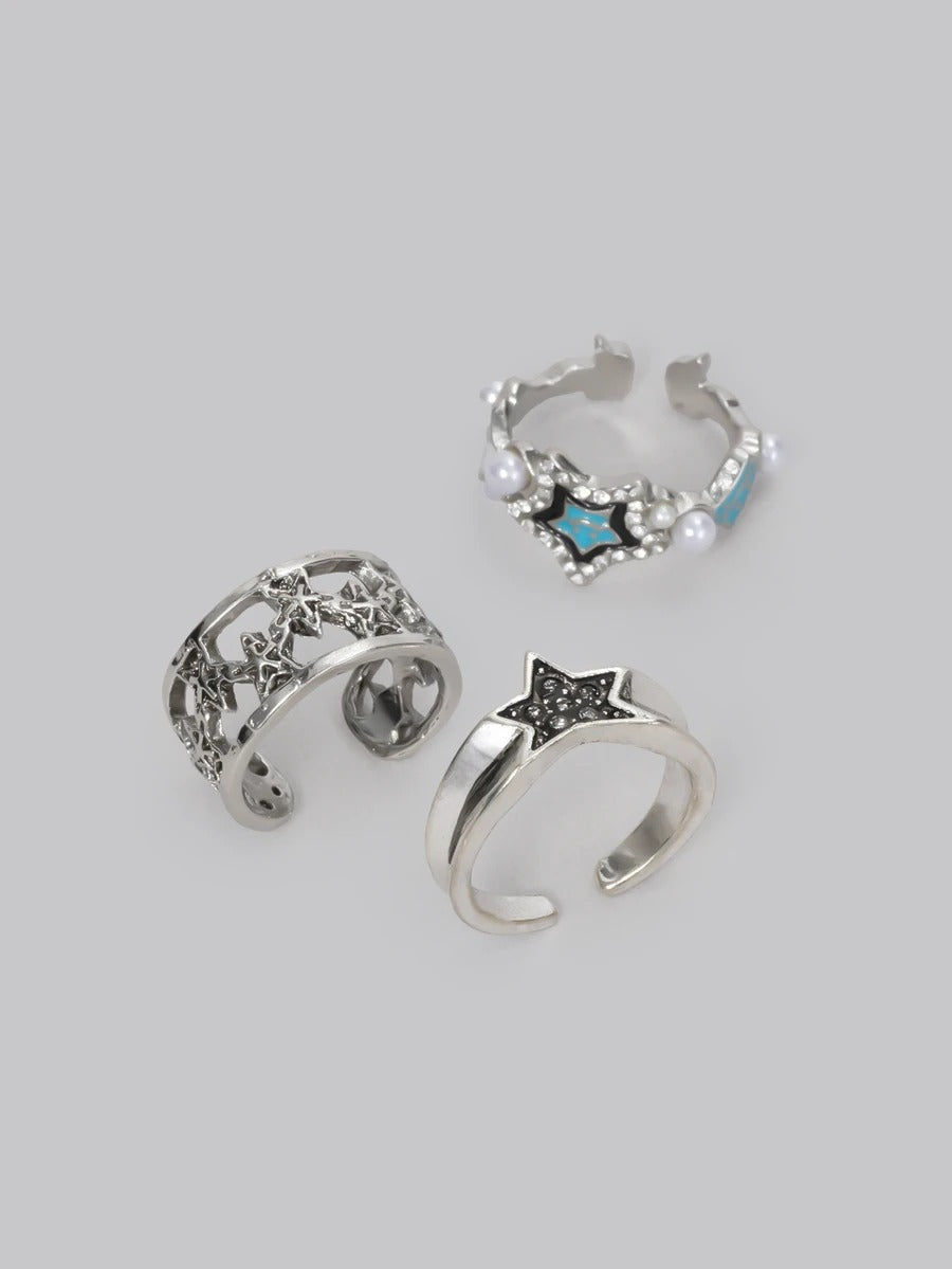 star ring set
