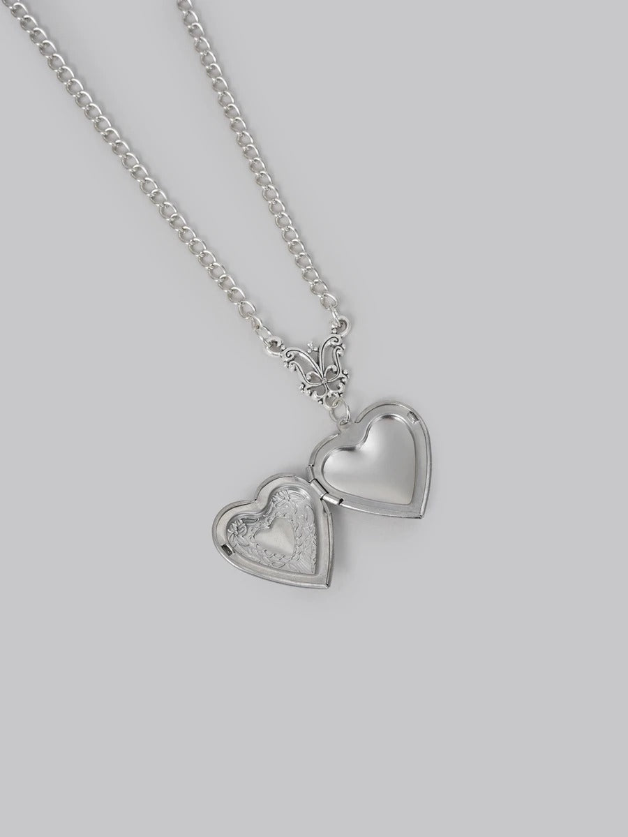 bat heart locket