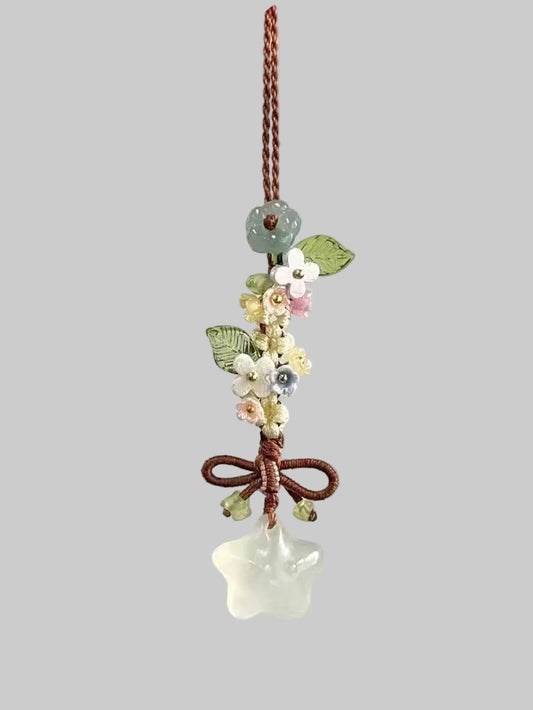 blossom phone charm