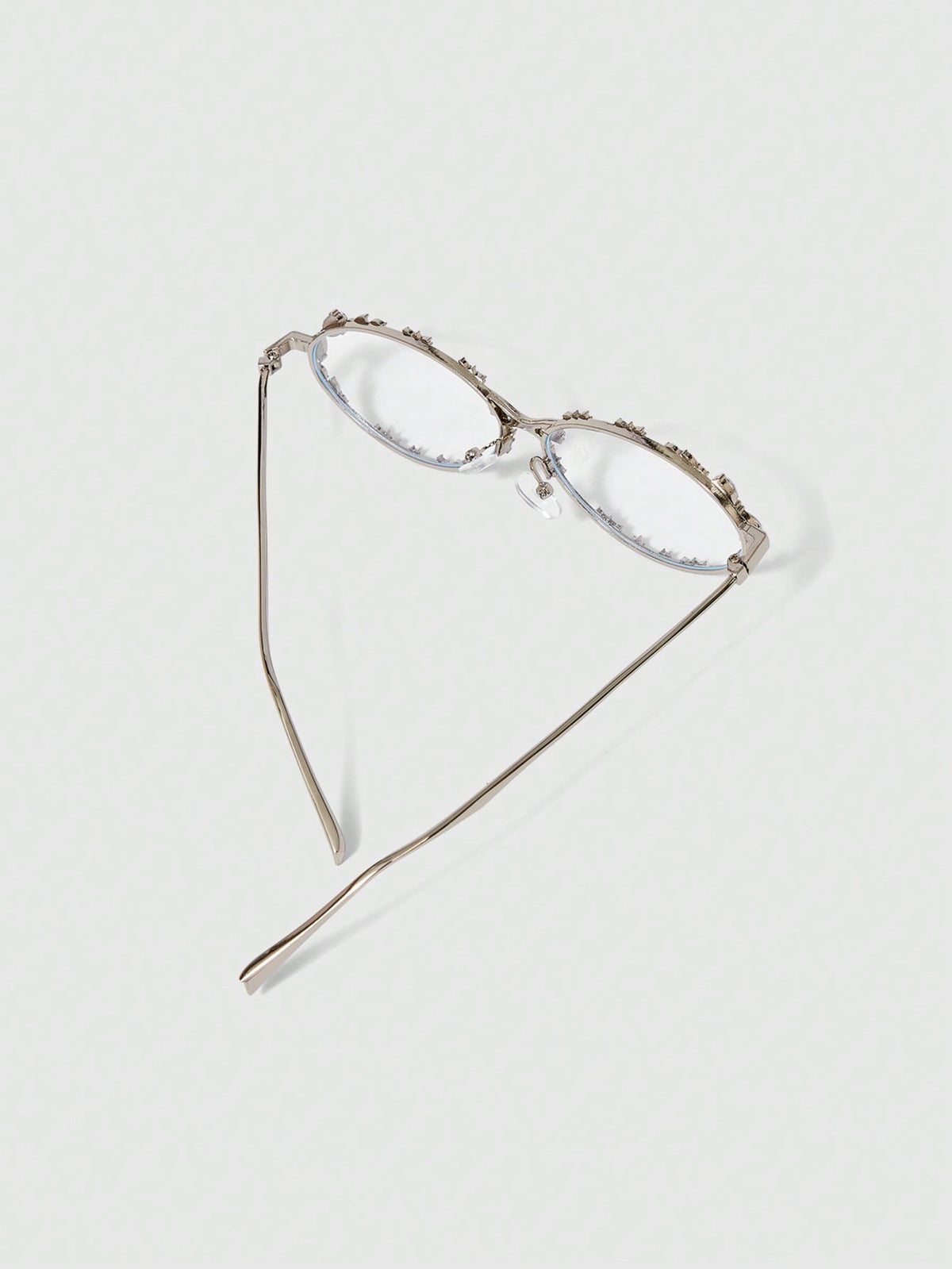 rhinestone oval glasses