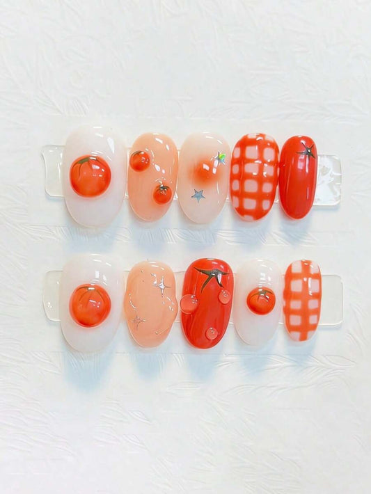 tomato nails