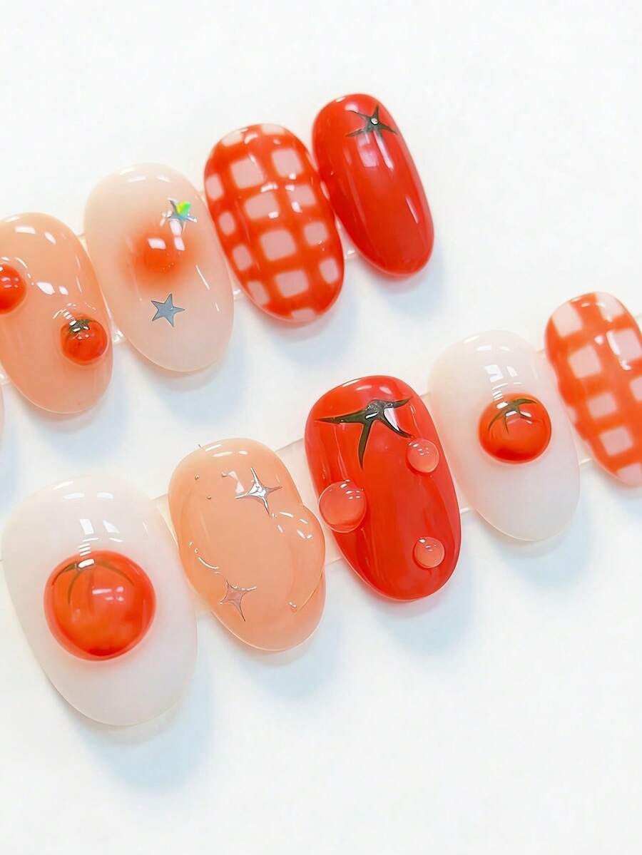 tomato nails