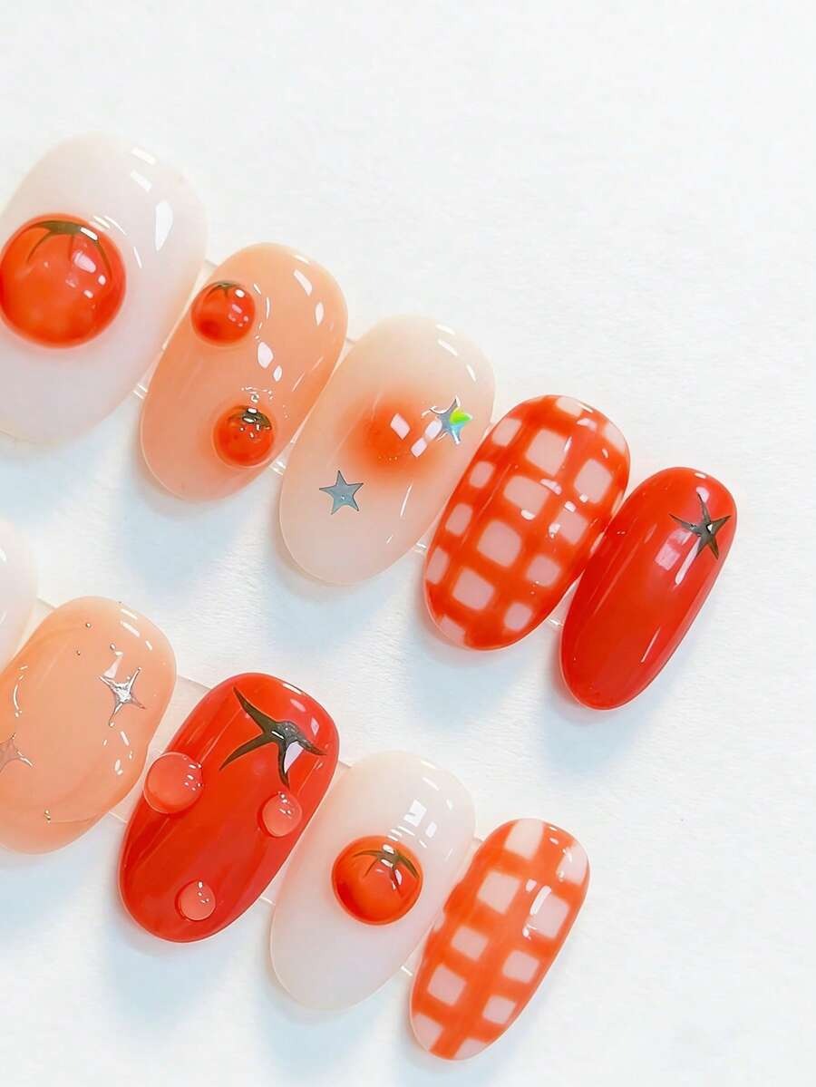 tomato nails