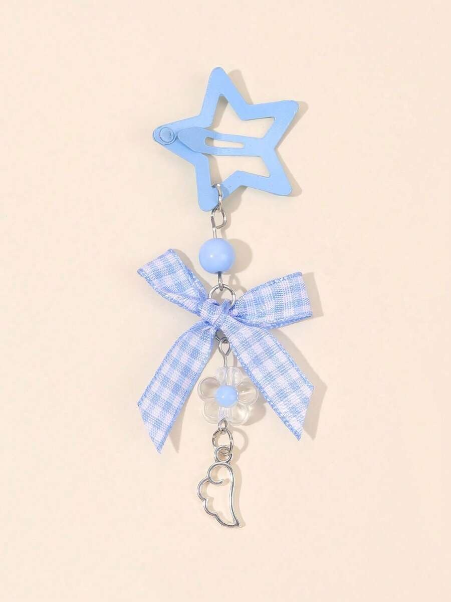 y2k star hair pins