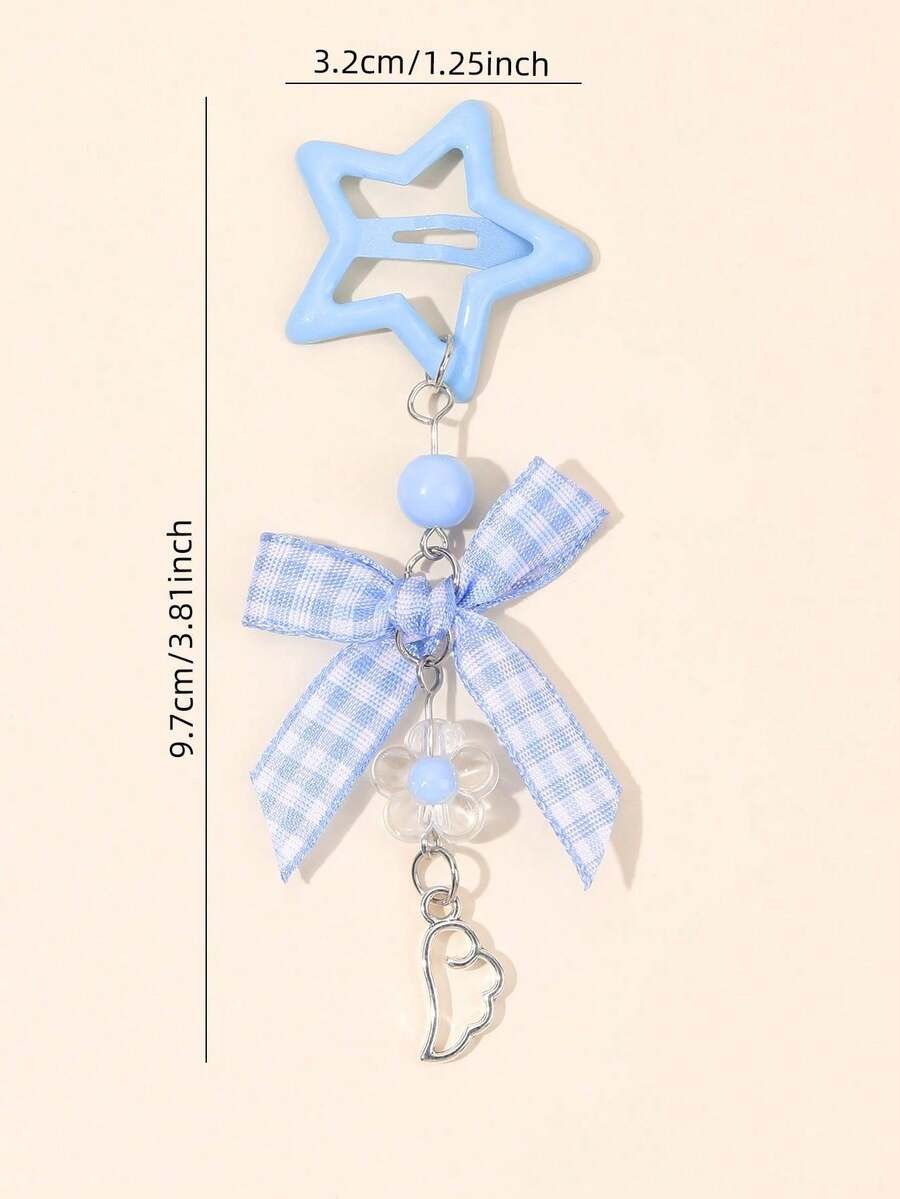 y2k star hair pins