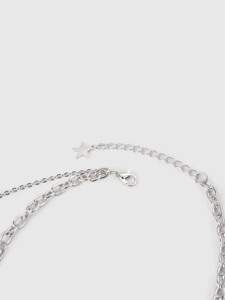 layered star necklace