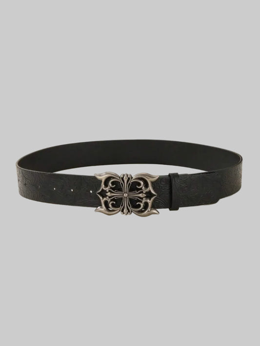gothic flared cross belt