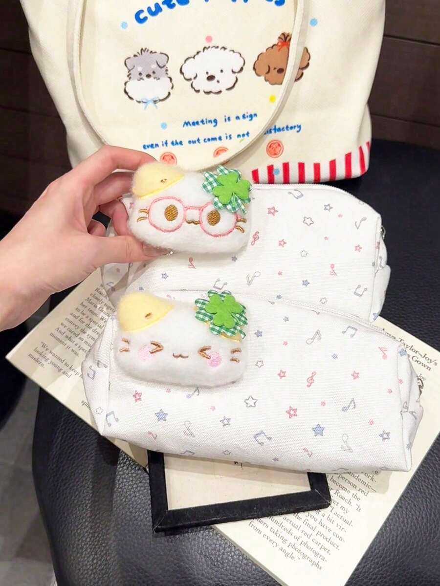 kawaii clover pouches