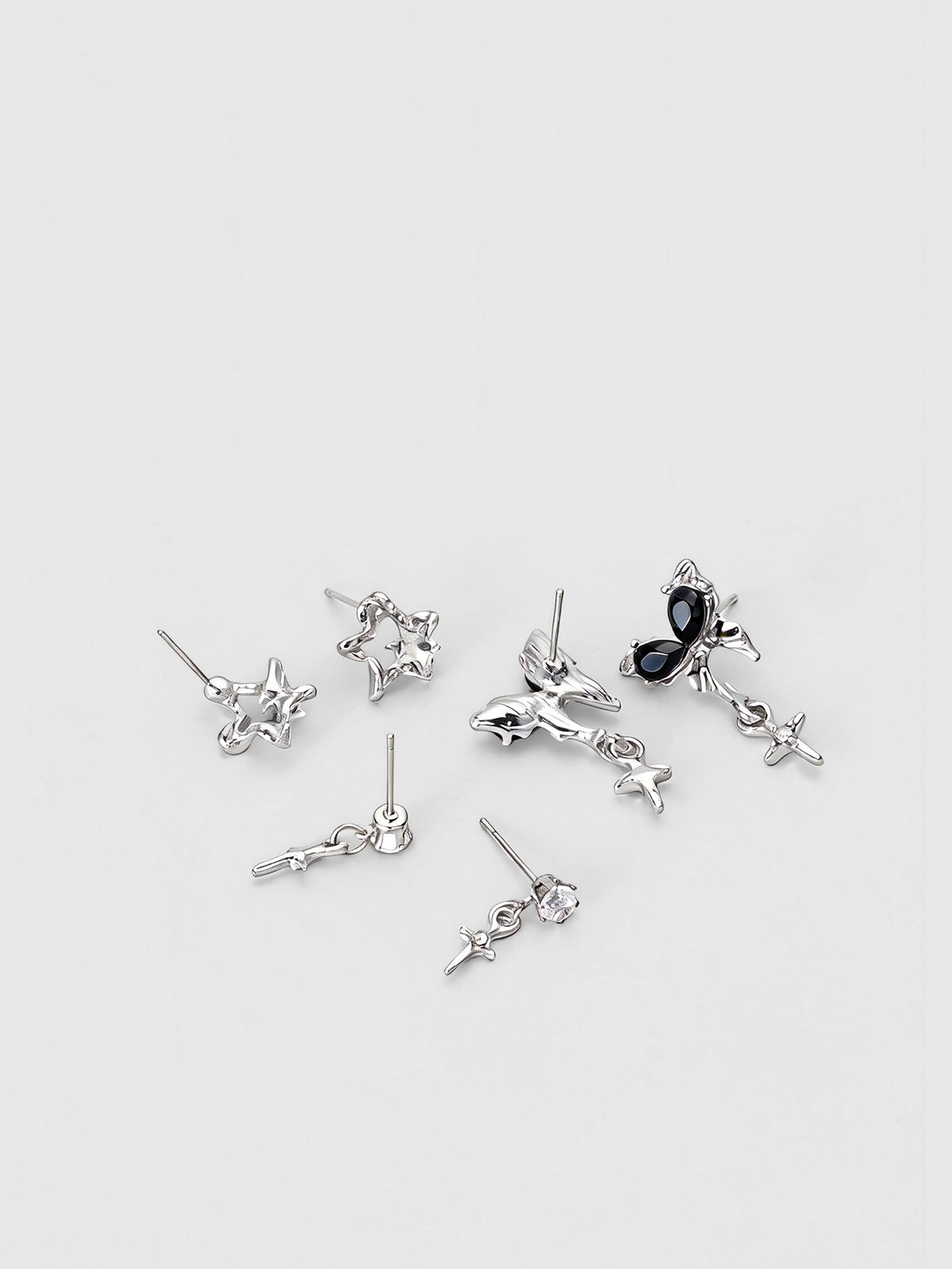 fairy butterfly piercing stack