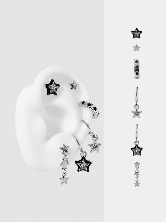 midnight cyber earrings set