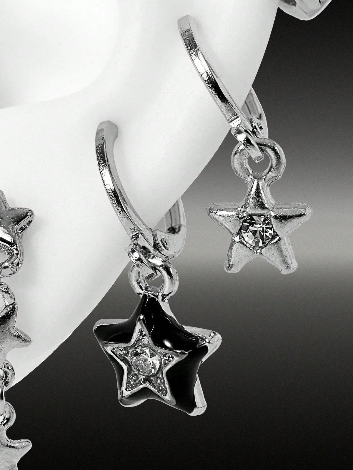 midnight cyber earrings set