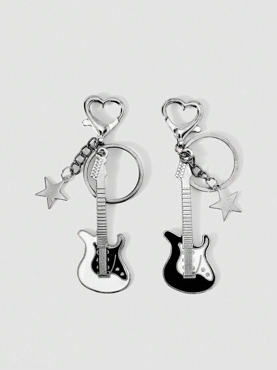 guitar matching keychains