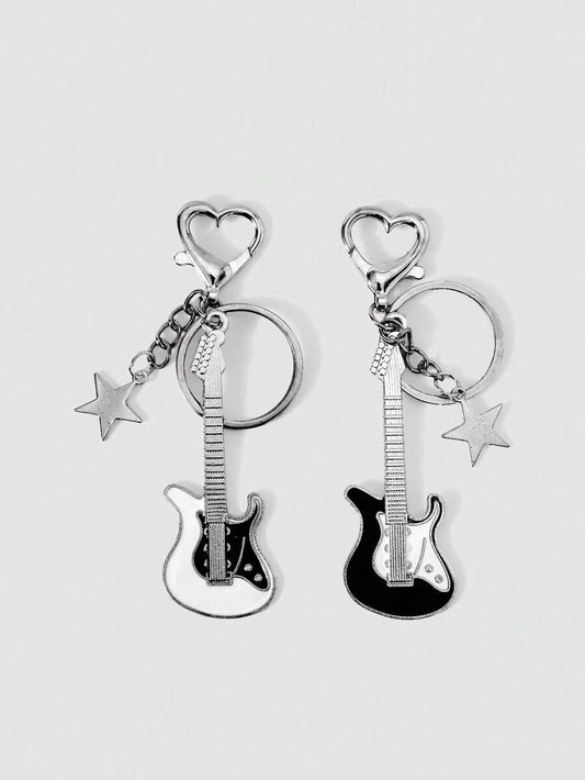 guitar matching keychains