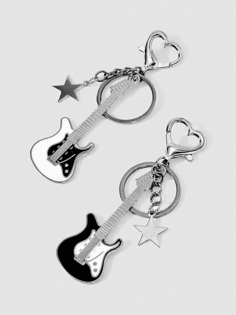 guitar matching keychains