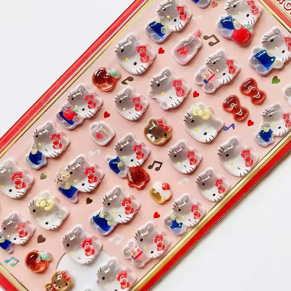 sanrio 3d stickers