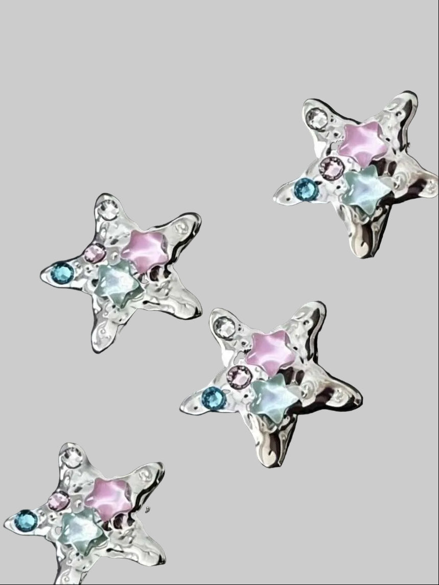 y2k star hair pin