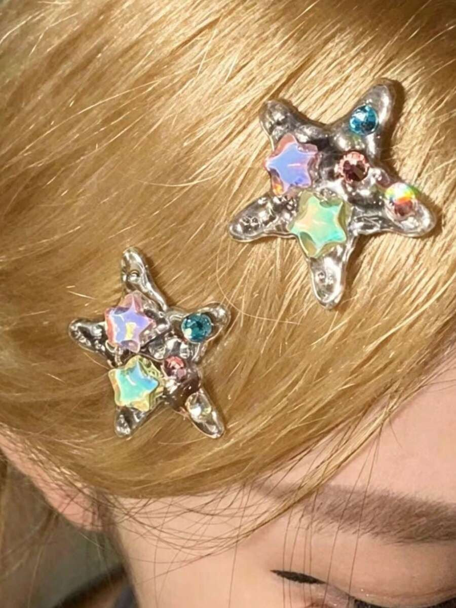 y2k star hair pin