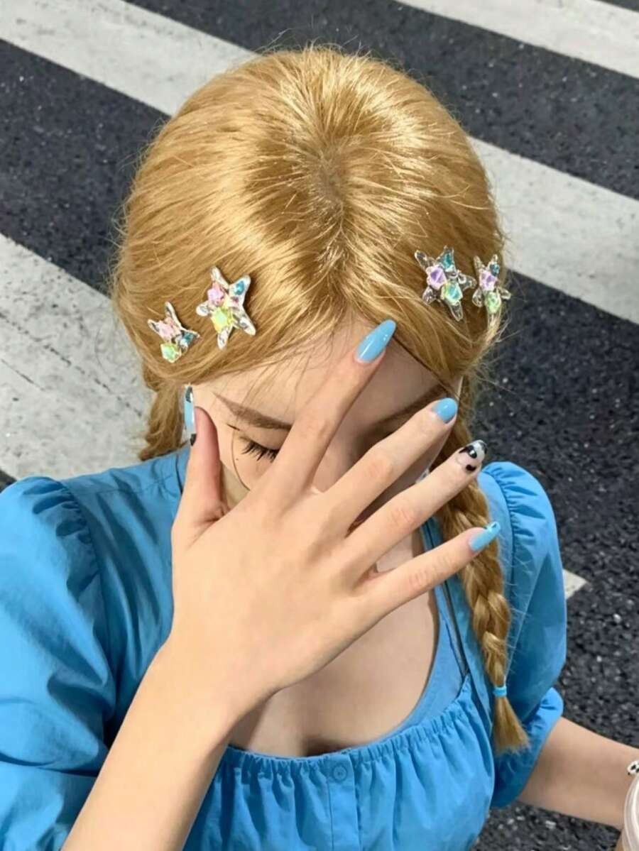 y2k star hair pin