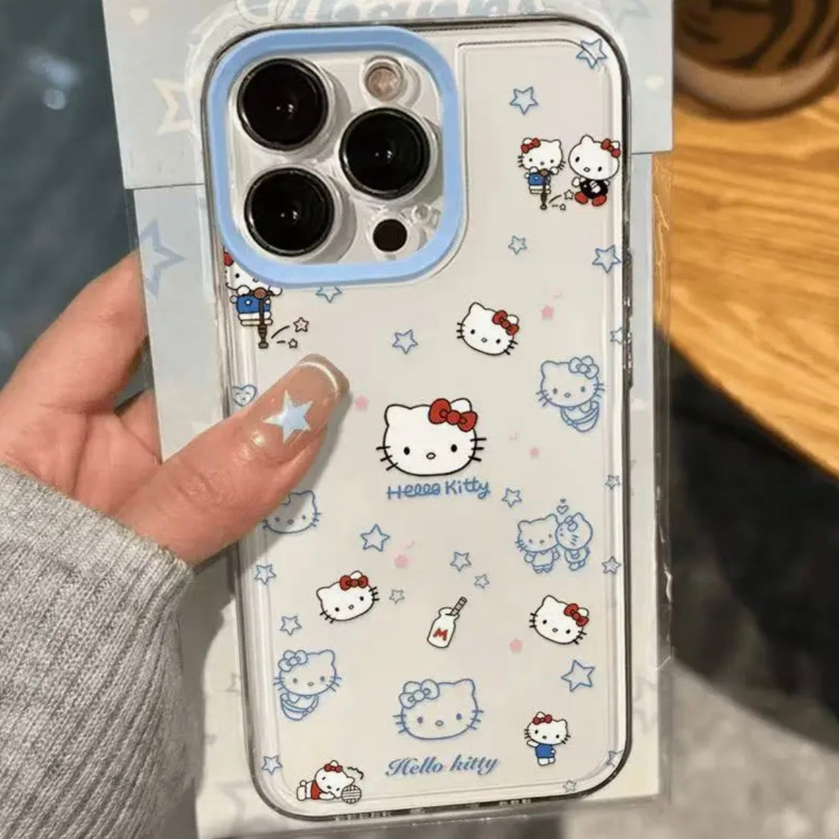 hello kitty transparent phone case
