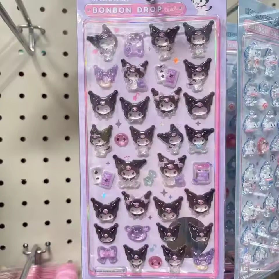sanrio 3d stickers