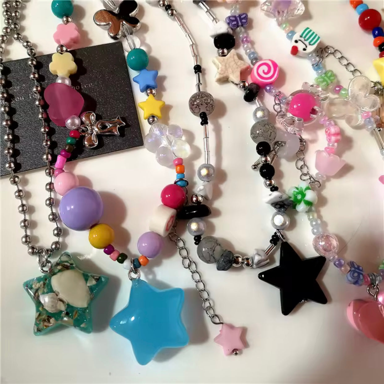 beaded necklaces