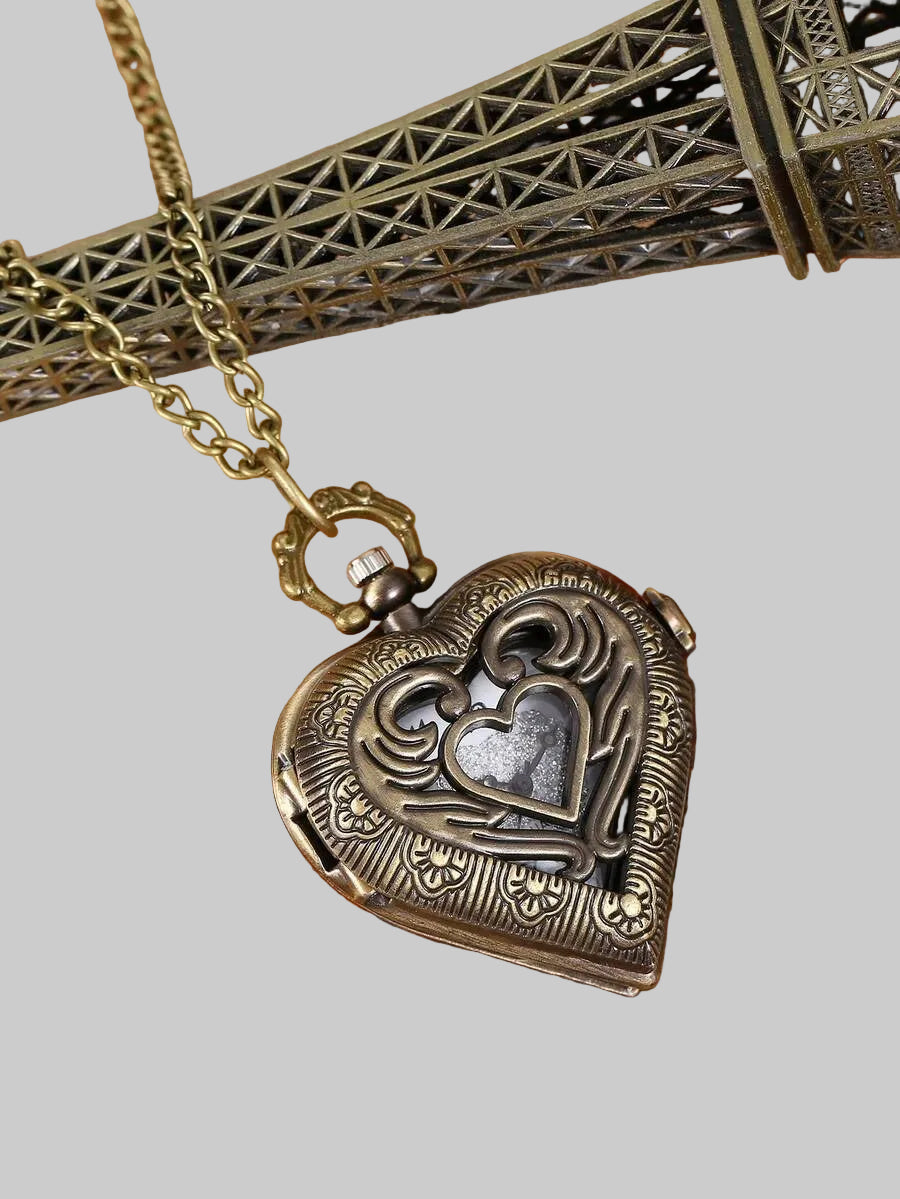 heart pocket watch