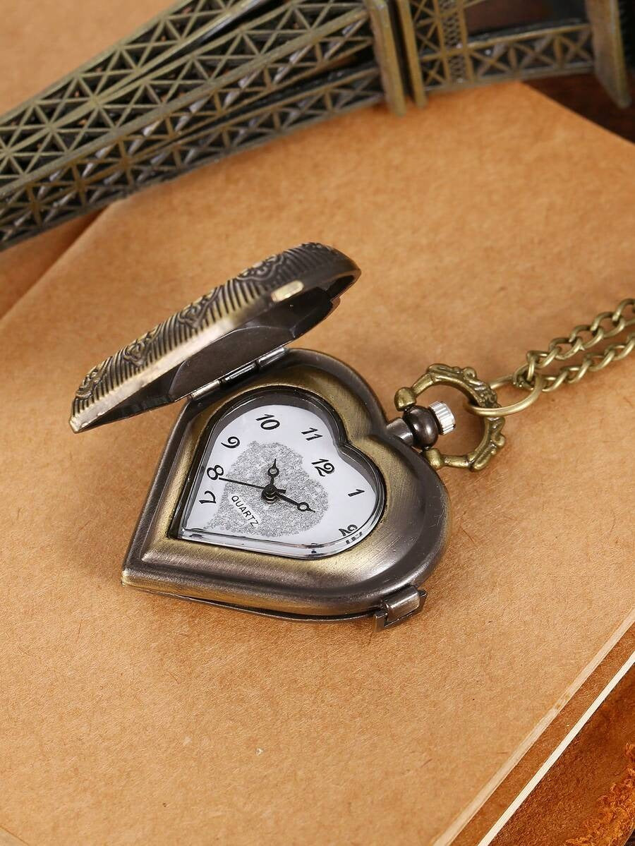 heart pocket watch