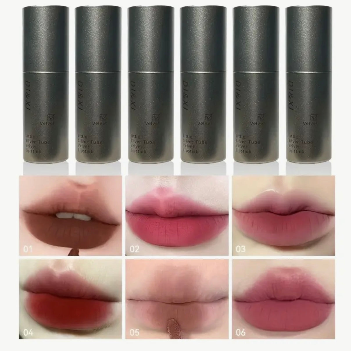 velvet textured matte lip glaze