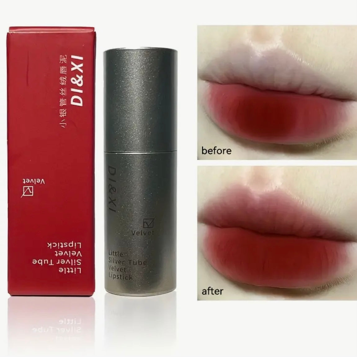 velvet textured matte lip glaze