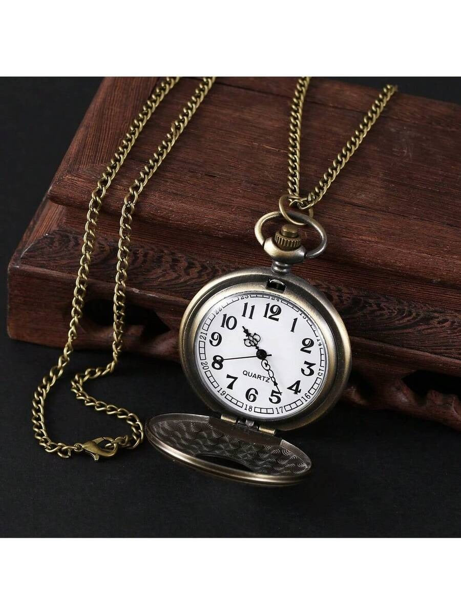 vintage bronze pocket watch
