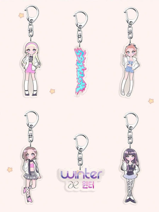 aespa acrylic keychain