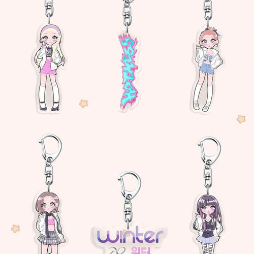 aespa acrylic keychain