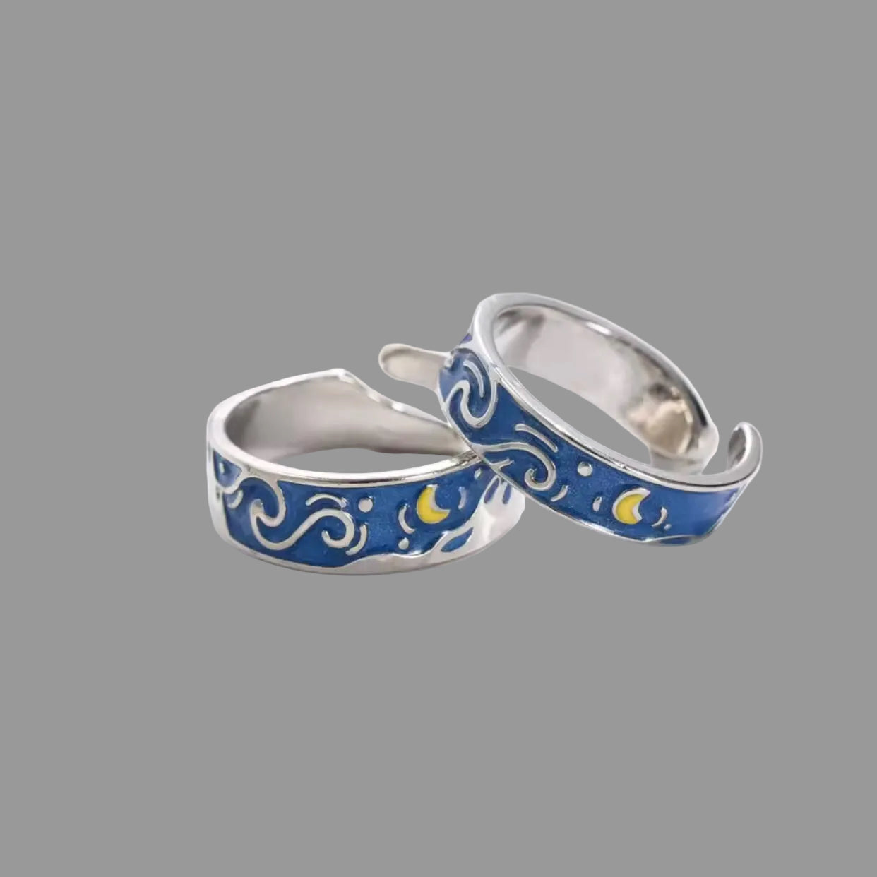 starry night ring set