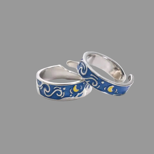 starry night ring set