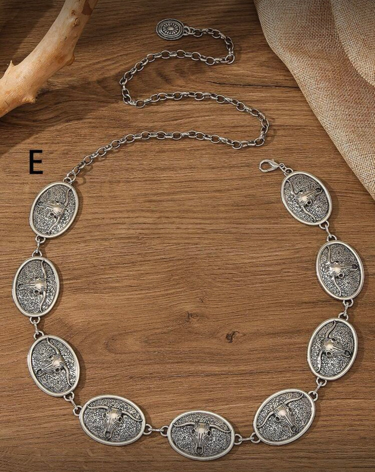 vintage silver waist chains/belts